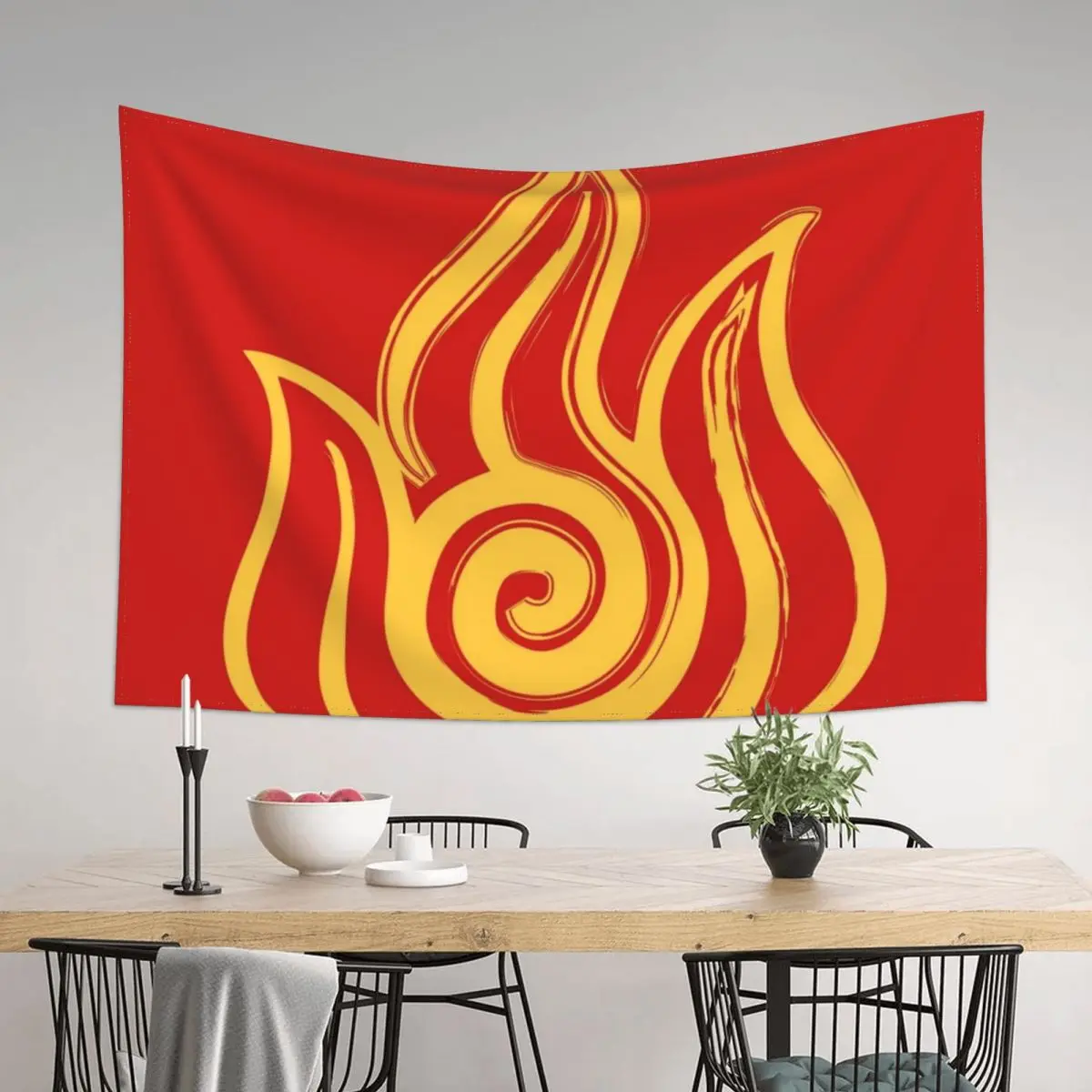 

Fire Nation Tapestry Decorative Wall Room Decorations Aesthetics Home Decor Accessories Tapestry