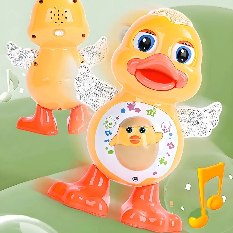 

Музыкальная танцевальная утка со светодиодной подсветкой, анимированная игрушка для провидения и пения — веселый интерактивный питомец для детей и развлечений на вечеринке