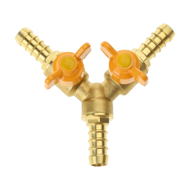 

Reliable Brass Y Splitter Efficient Water Distribution Heavy Duty Connector 3-Way Balls Valves Y Splitter for Gases