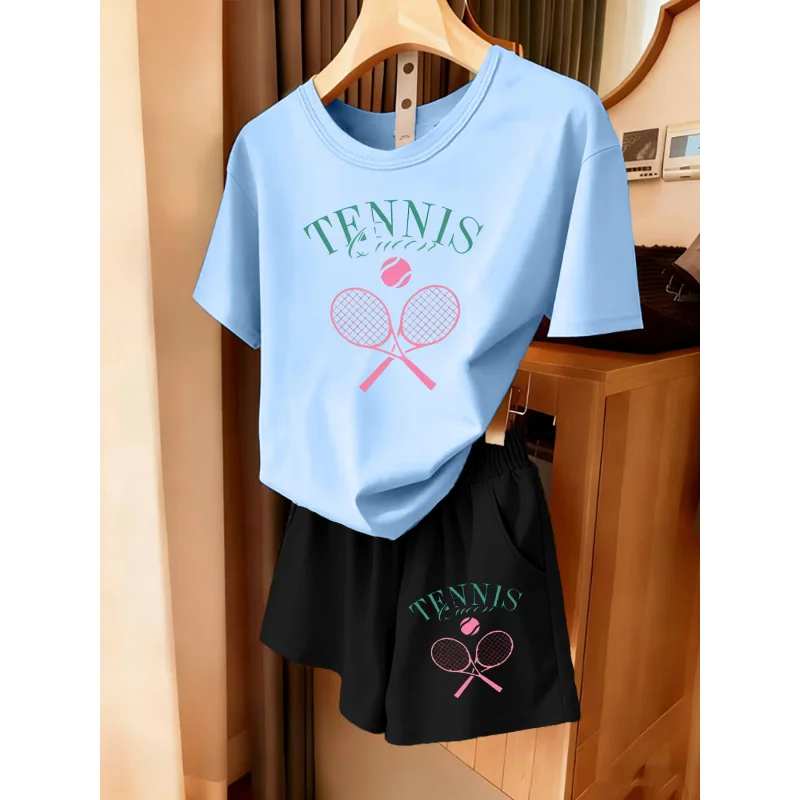 The 2026 women's short-sleeve top and shorts set is comfortable, soft, and breathable—perfect for everyday workouts. view 4
