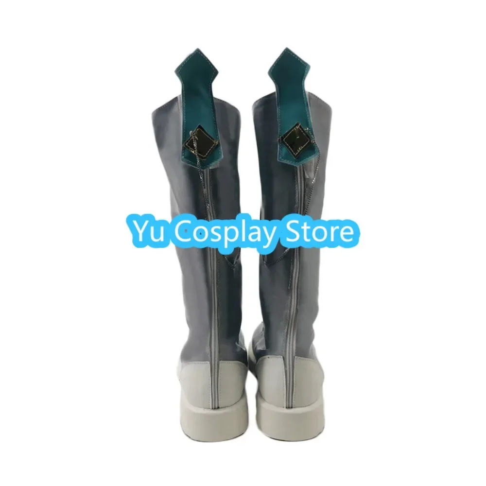 Yu Cosplay Store Genshin Impact Tartaglia Polar Star Cosplay Shoes Anime Game Role-playing Shoes Boots Halloween Party