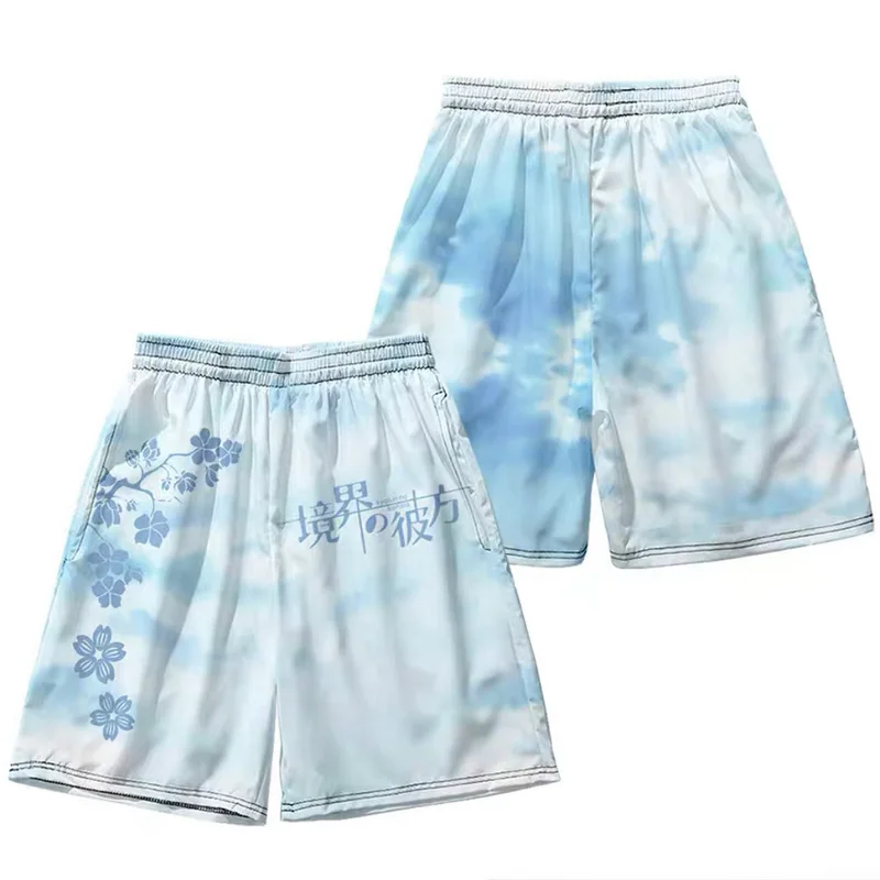 Beyond the Boundary Japan Anime 3d Print Board Shorts Trunks Cosplay Summer Quick Dry Beach Men Women Short Pant Trouser Bottoms