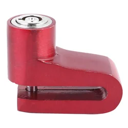 Motorcycle Disc Lock Anti Bike Lock For Motorcycle Scooter Motorbike ( Red )