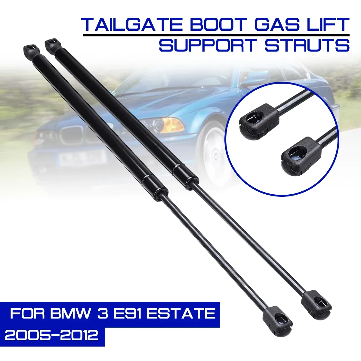 Rear Trunk Tailgate Gas Spring Shock Lift Struts Strut Support Rod Arm Bars Bracket For BMW 3 E91 Estate 2005-2012