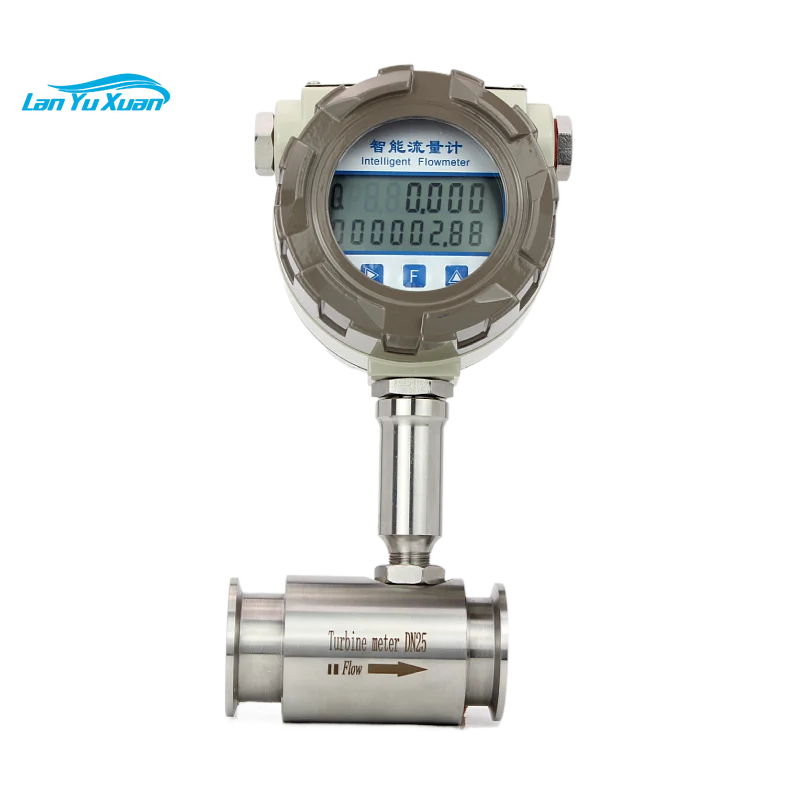 

FMT810 SenTec Turbine Volume Flow Meter Stainless Steel Flowmeter Water Turbine Flow Meter 3 Inch Pipe