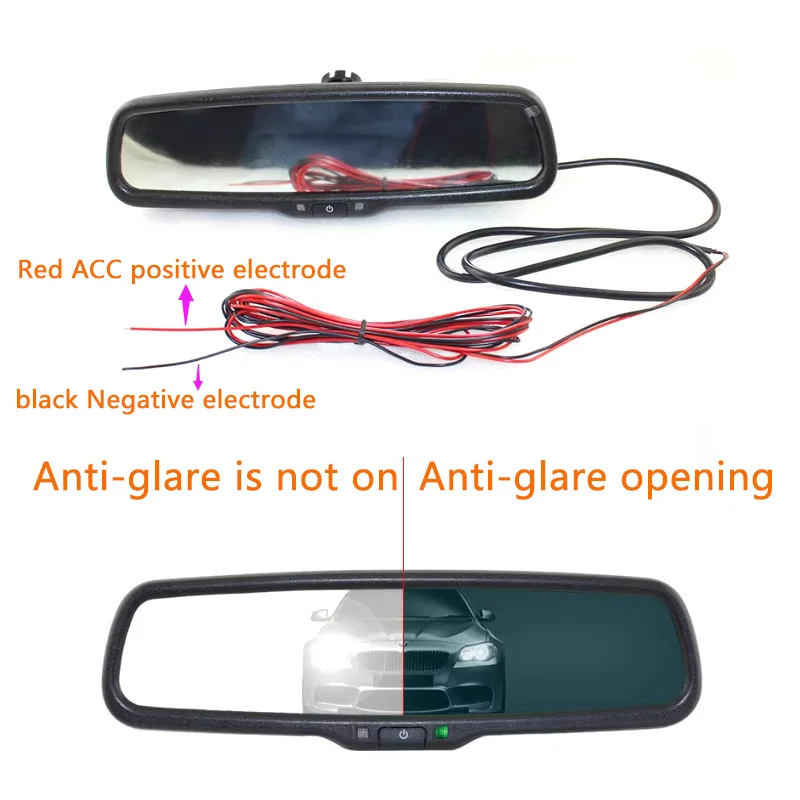 Auto Dimming Rear View Interior Mirror Anti-glare Back Up Mirror with Special Bracket For VW POLO Magotan Phaeton Santana