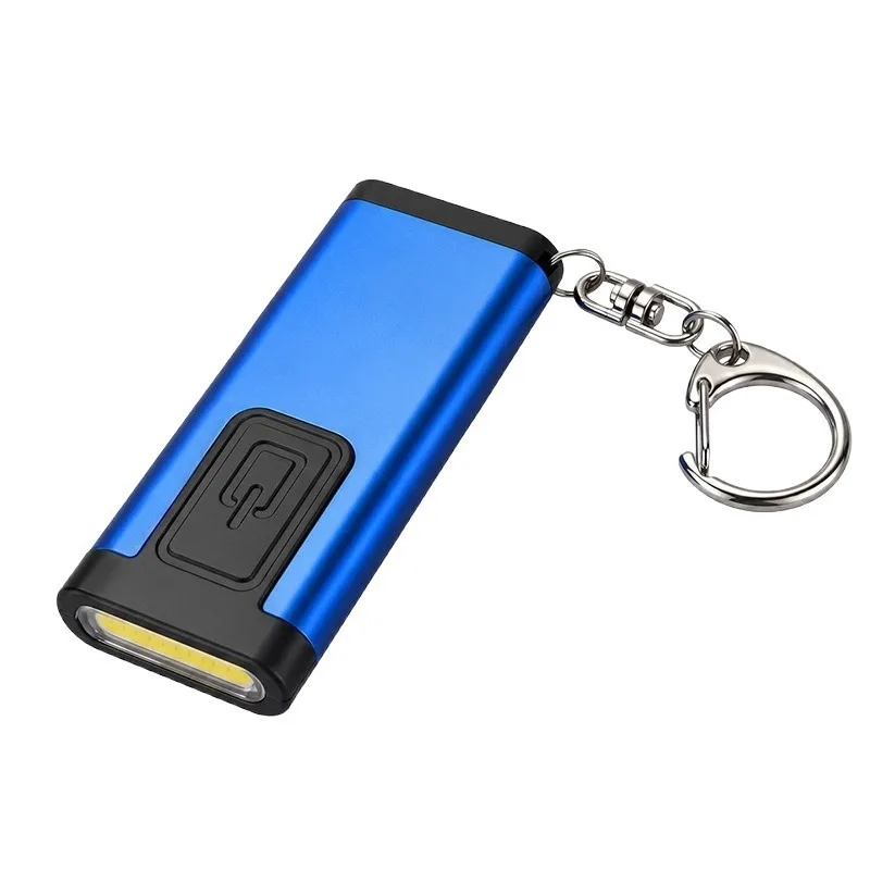 2026 Aluminum Alloy Keychain Flashlight With Buzzer Alarm Super‑Bright Waterproof Mini Portable Pocket Emergency Hand Torch