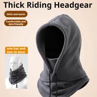 Fashion Polar Fleece Women Men Balaclava Winter Hat Beanies Warmer Windproof Full Face Ski Mask Caps Men Bonnets Scarves