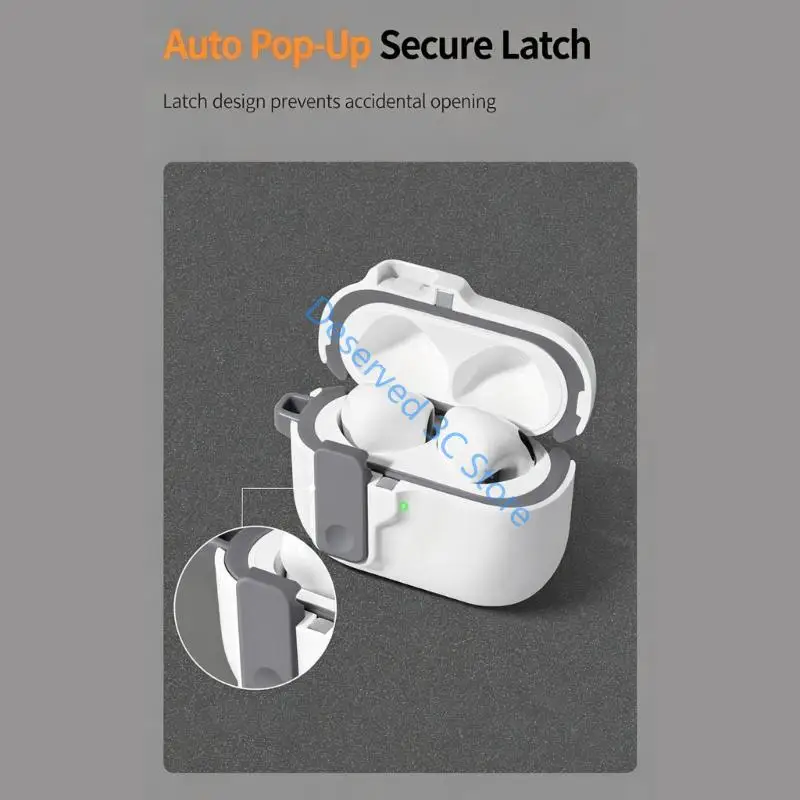 Travel Charging Case Cover with Lock Lid Stand and Carry Buckle for Travel R9CB