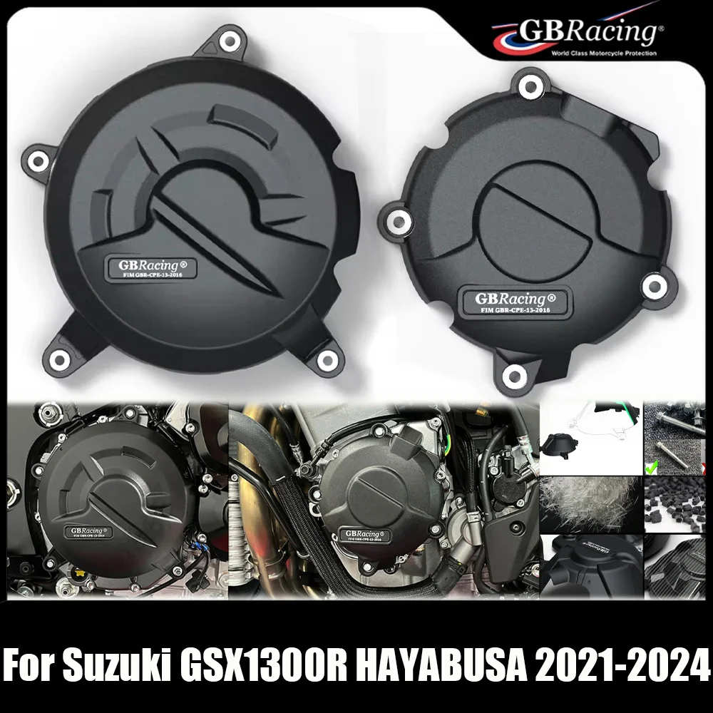 

GBRacing For Suzuki GSX1300R HAYABUSA 2021-2024 Motorcycle Engines Alternator Clutch Protection Cover Accessories