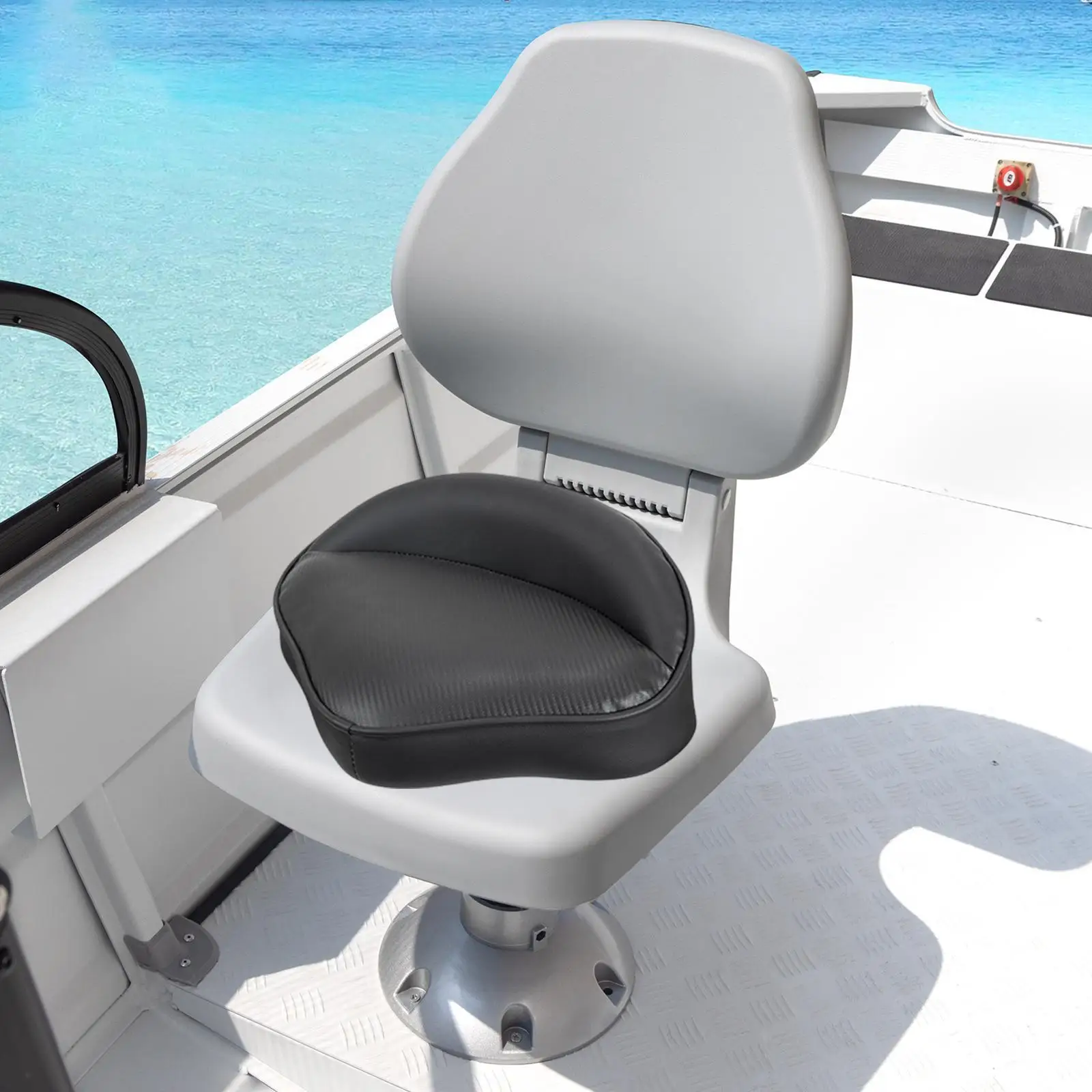 

Boat Cabin Seating Soft Cushion Drifting Waterproof Yacht Seat Top Deck Seat