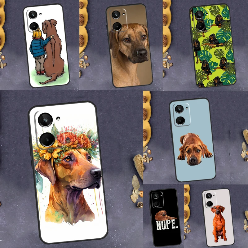 Rhodesian Ridgeback Dog For Realme C55 C21Y C25Y C11 C15 C30 C31 C33 8 9 10 Pro Plus GT Neo 3T 2T 5 3 2 Pro Case