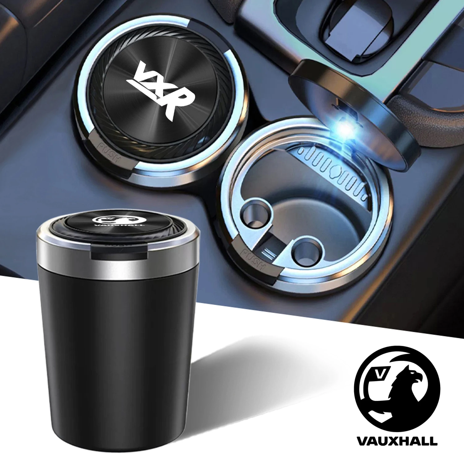 car cenicero ashtray texture car accessoires for vauxhall vxr corsa mokka astra SPORTS TOURER grandland combo-e life vivaro