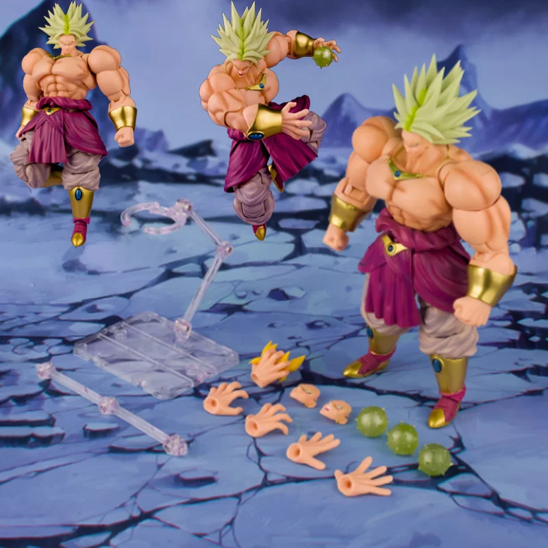 

Broly Dragon B Z Super Action Figure - PVC Collectible Statue Toy for Fans Demoniacal Fit Legendary Berserker Space Shock Gift