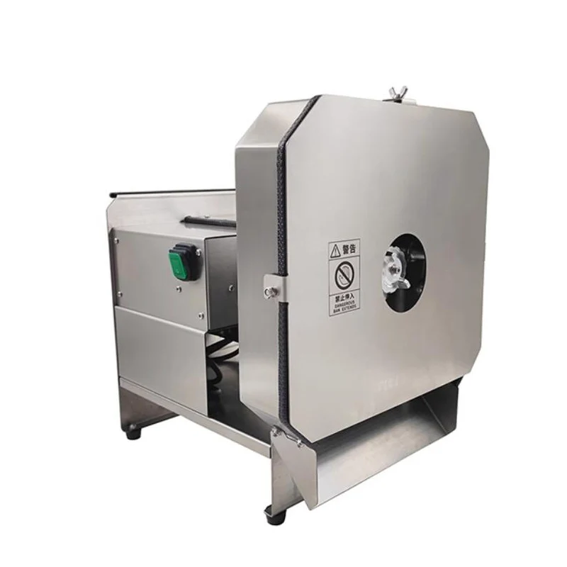 Electric Automatic Cooked Meat Slicer Commercial Cooked Meat Slicing Machine Cooked Beef Mutton Slicing Small Vegetable Slicer