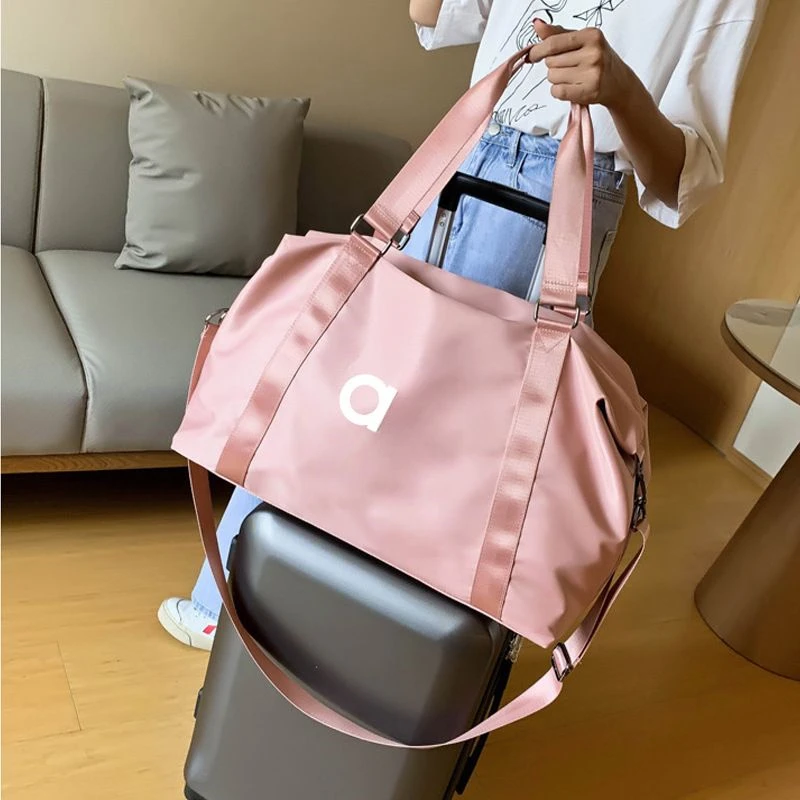 

2025 New Women's Yoga Fitness Bag Portable Dry Wet Separation Waterproof Travel Bag