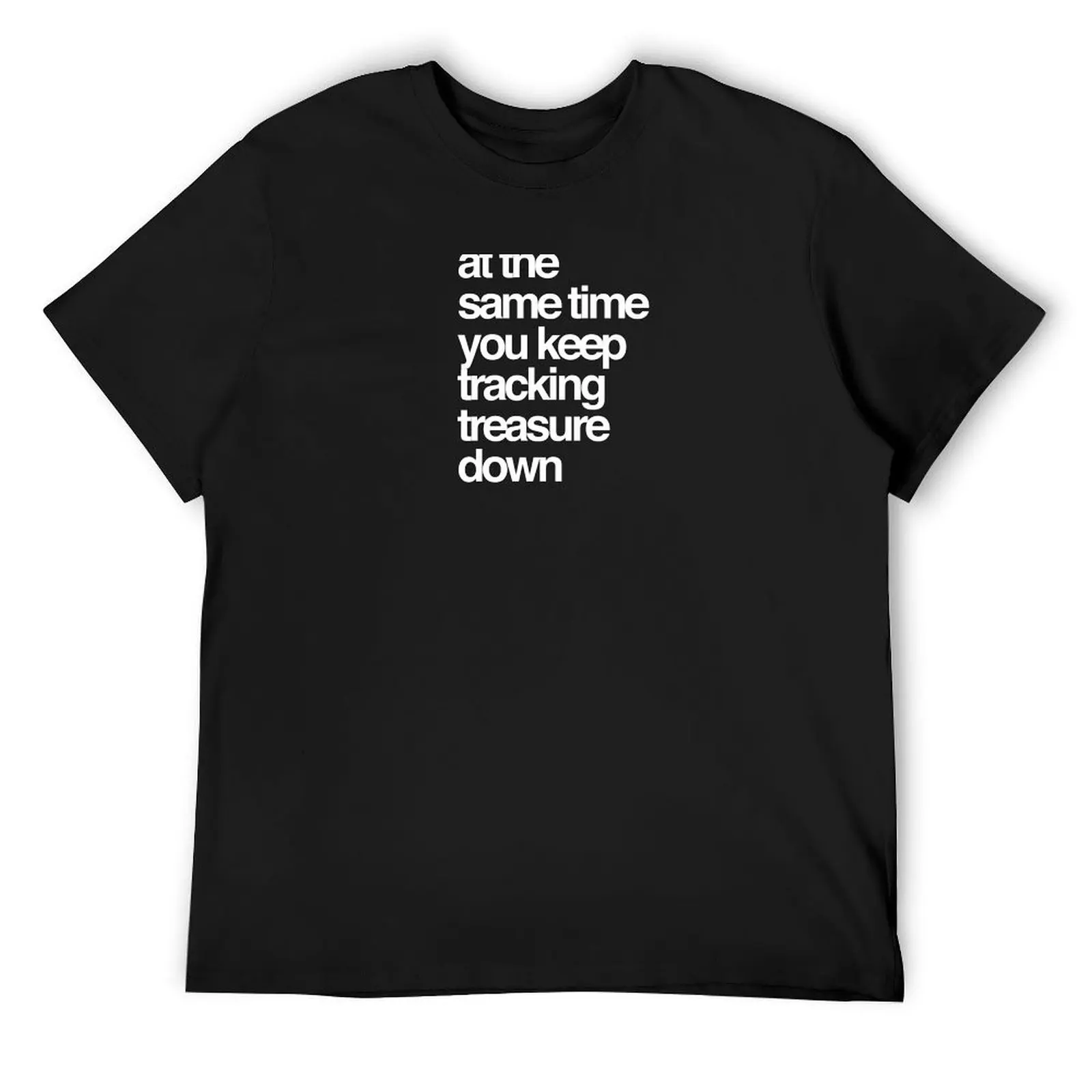 

Gabriel & Dresden: Tracking Treasure Down Lyric Shirt White T-Shirt topping oversized mens designer clothes