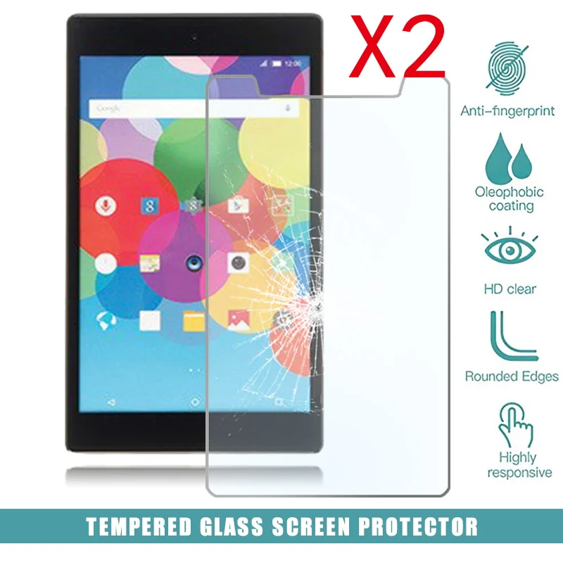 2Pcs Tablet Tempered Glass Screen Protector Cover for X View 2 8 Inch Universal Explosion-Proof Screen No Hemming Tempered Film