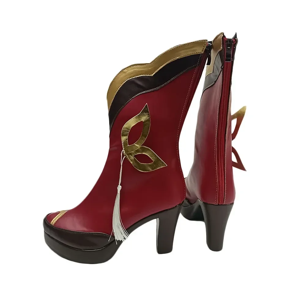 Game LOL Lrelia Shoes The Blade Dancer Cosplay Boots Props Halloween Party Role Play Custom Made Aksesori