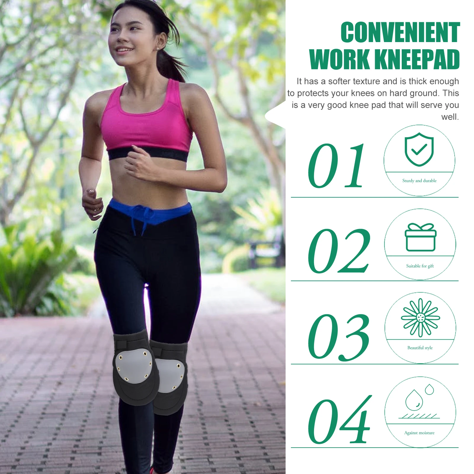 

Knee Protectors Gardening Sports Knee Pads Support Brace Comfort Fit Classic Design Outdoor Protection Gear
