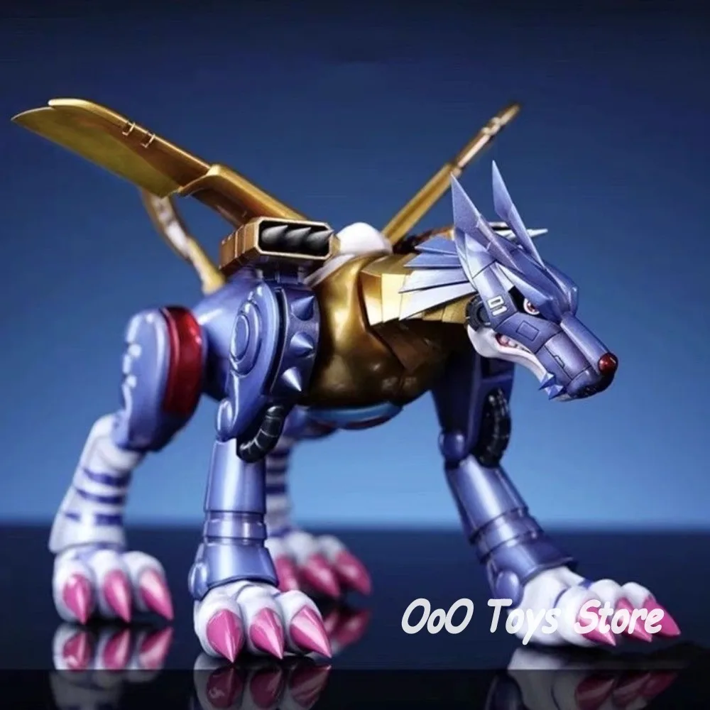 9 سنتيمتر أنيمي ديجمون مغامرة الشكل المعادن Garurumon عمل أرقام البلاستيكية جمع نموذج لعب للأطفال الهدايا