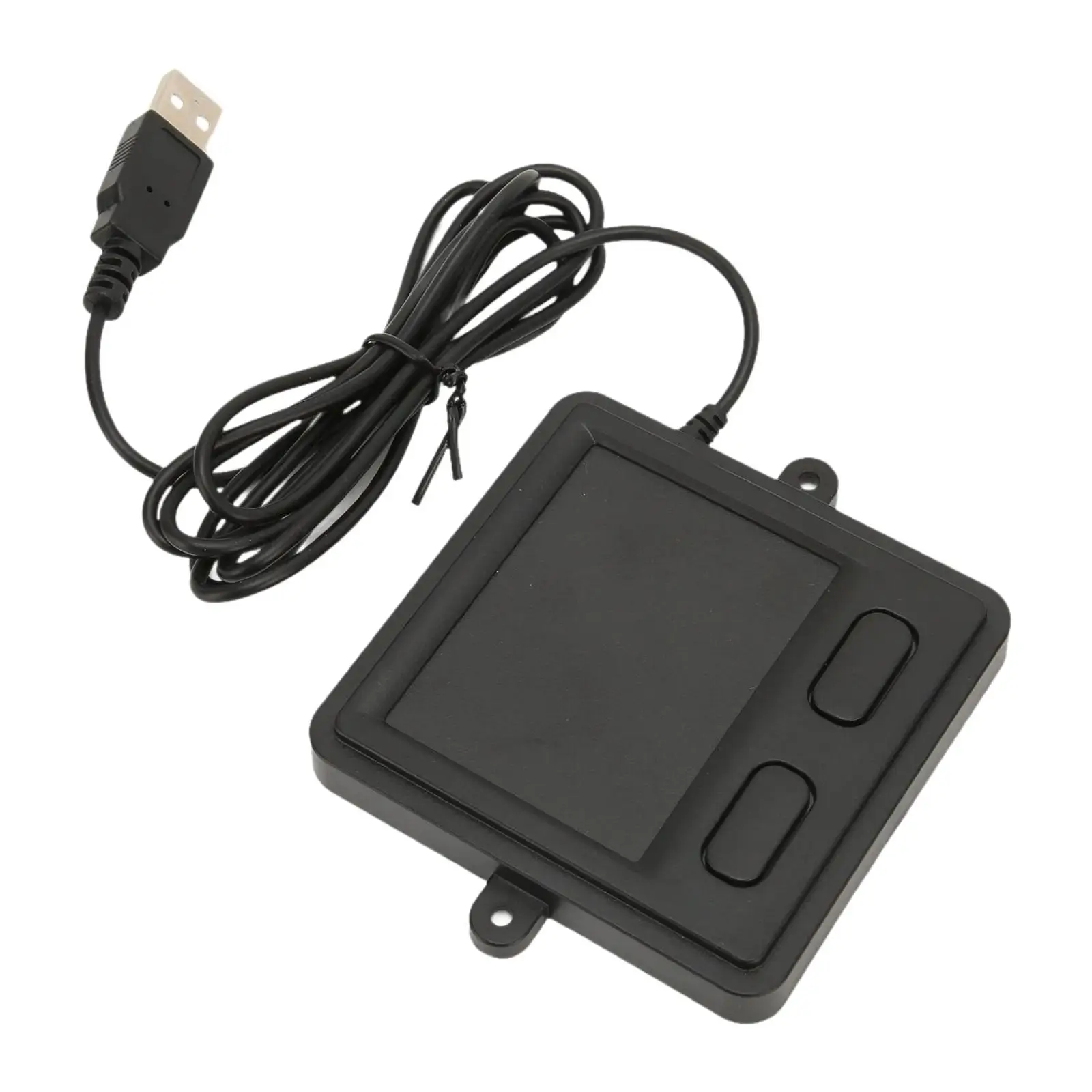 Compact Size USB Wired Touchpad, Practical 2 Buttons Computer Touch Pad for Office