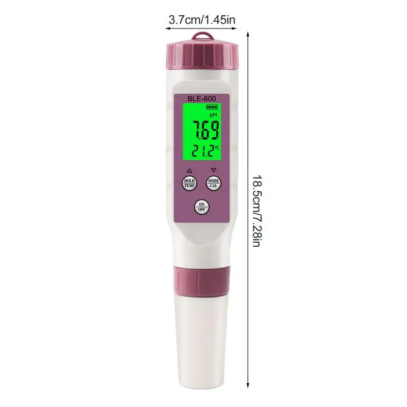 Drinking Water Test Kit Digital 7 In 1 PH EC TDS ORP SG Salt Temp Meter 0.05ph High Accuracy Water Tester Pen For Well Water