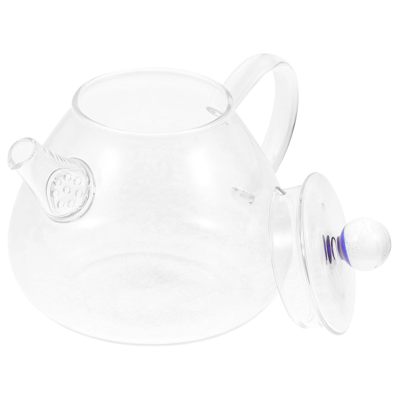 

250Ml Glass Teapot Clear Transparent Design for Loose Leaf Tea Easy Pour Handle Comfortable Grip Ideal for Home Office Use Tea