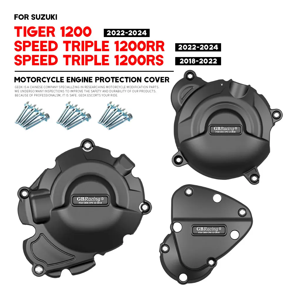 

SPEED TRIPLE 1200RS 1200RR GB Racing Engine Protect Cover For TIGER 1200 2018-2023 Motorcycle Protection Cover Accessories