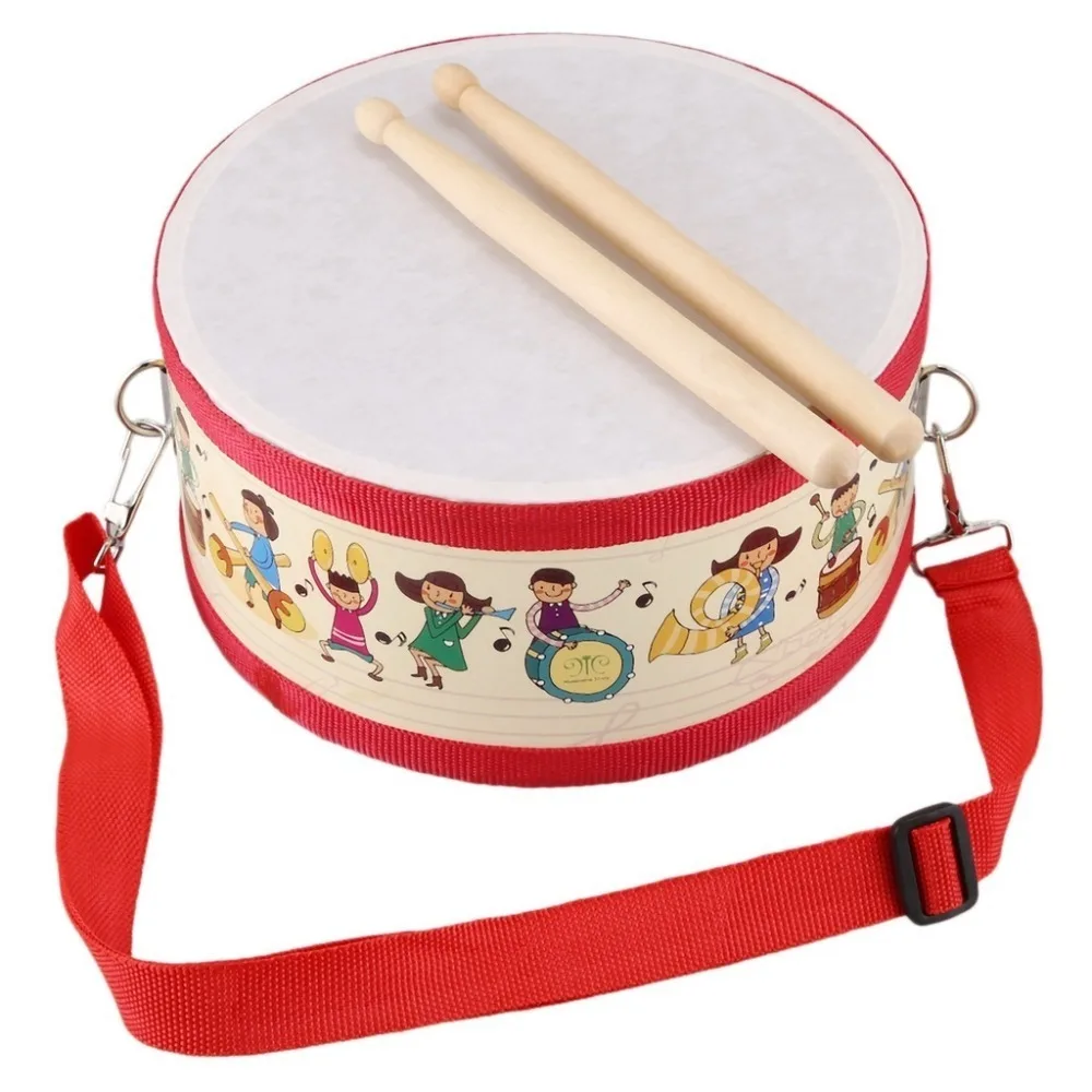 Instrument Double face, tambour à main, jouets, Instrument de Percussion, Instrument de musique Montessori, jouets d'apprentissage portables