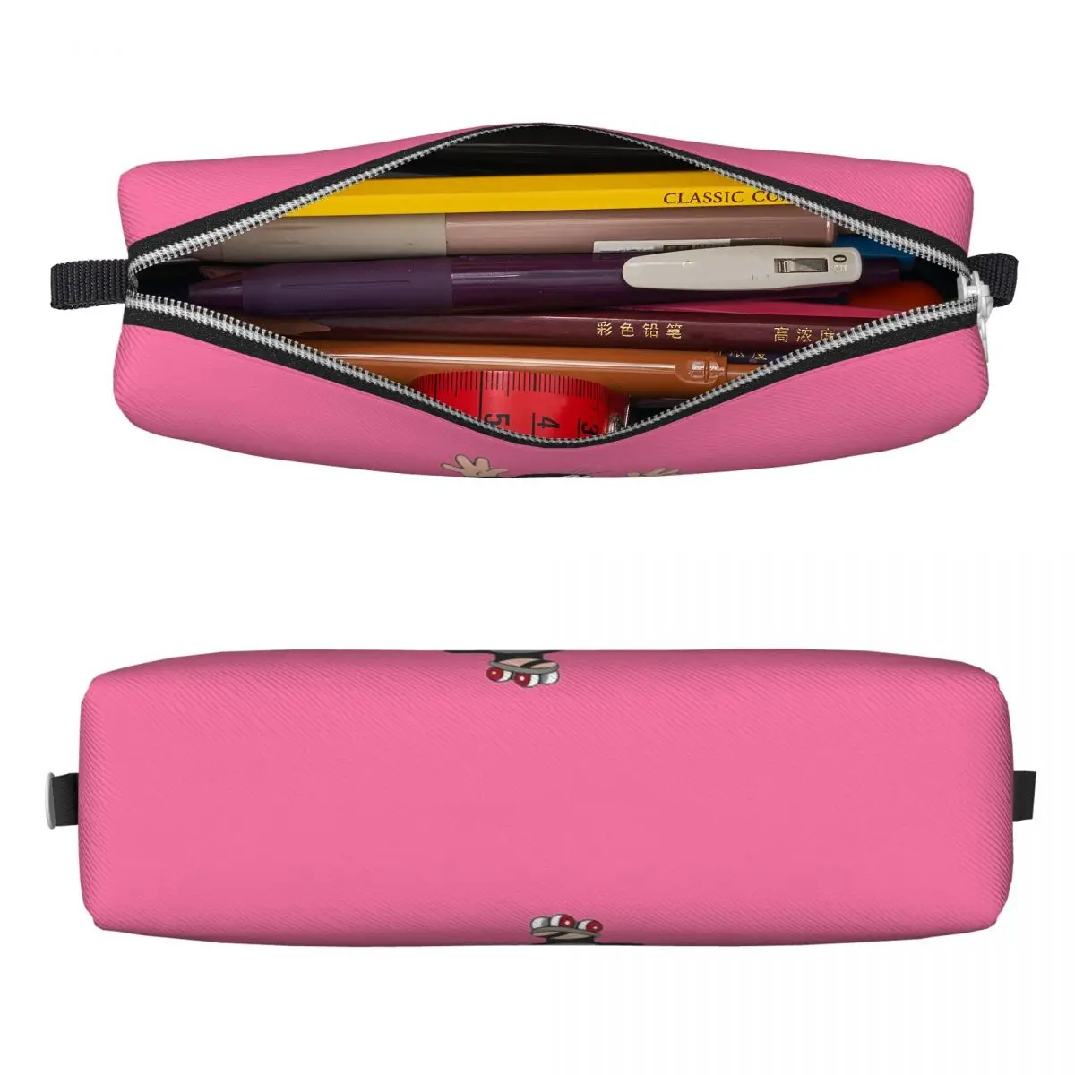 The Little Mole Pencil Cases Cartoon Friends Together Pencilcases Pen Box for Girls Boys Bag Students School Zipper Stationery image 2