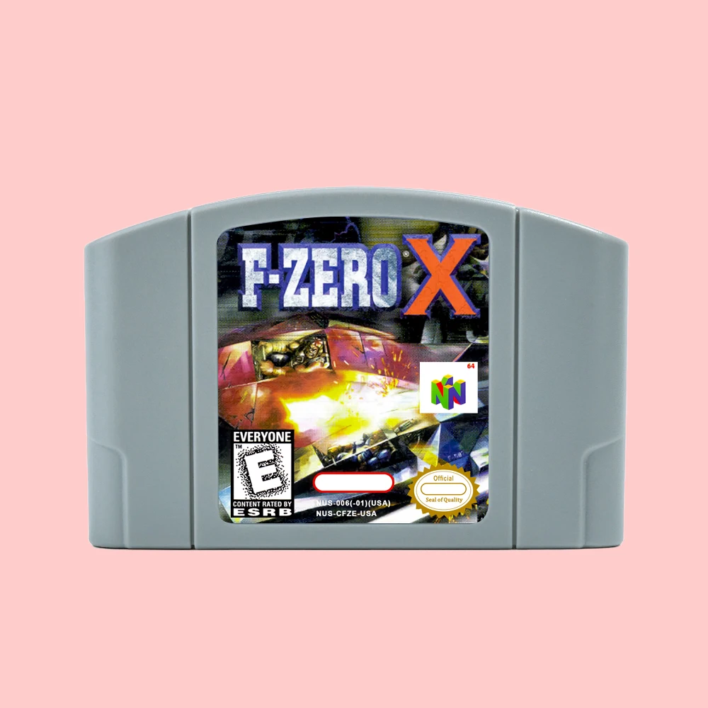 F-Zero X Game Cartridge For N64 USA NTSC Retro 64 Bit Game Consoles