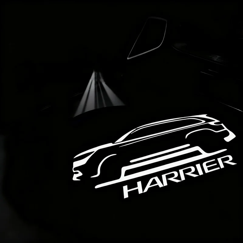 

2X LED Door Courtesy Step Welcome Light Laser Projector Logo Shadow Light Lamp for Toyota Harrier 30 60 XU30 XU60 2003-NOW