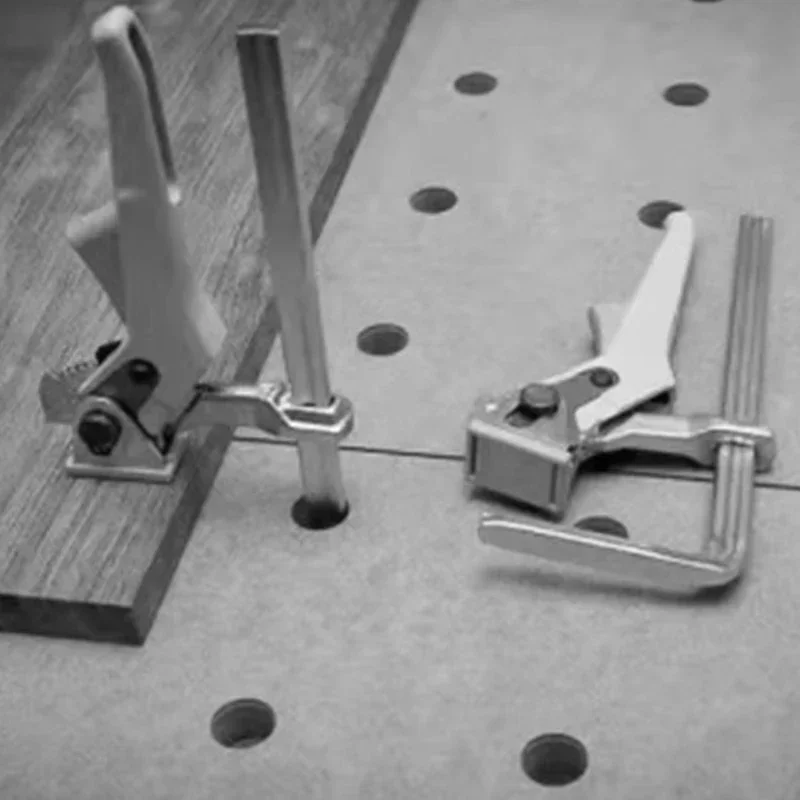 Abrazadera de rueda rápida para carpintería, carril F, abrazadera FG