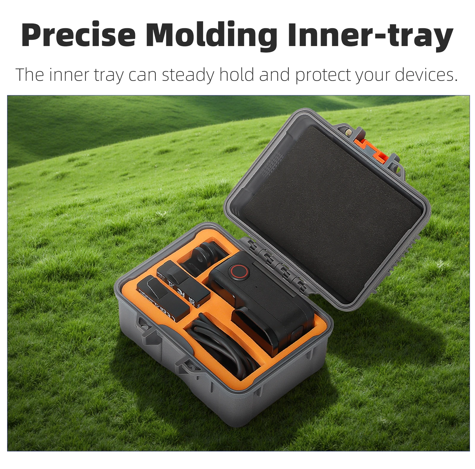 

Camera Mini Organizer for Insta360 ACE Pro 2/1 Waterproof Safety Case Anti-drop Storage Bag