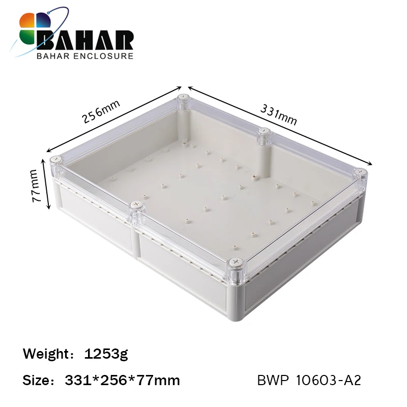 Imagem -03 - Caixa de Junção Plástica Impermeável do Fio do Alojamento do Abs Ip68 Cerco Impermeável Case do Instrumento Bwp 10603 Cerco Resistente à Água