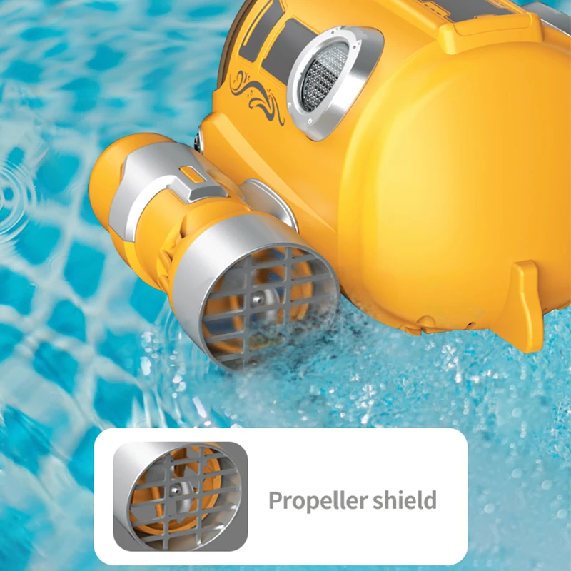 Rc Spray Undersea Boat Waterproof 2.4G High Speed Swimming Pool Bath Games Rc Spraying Motorboat Water Submarine Toys For Kids