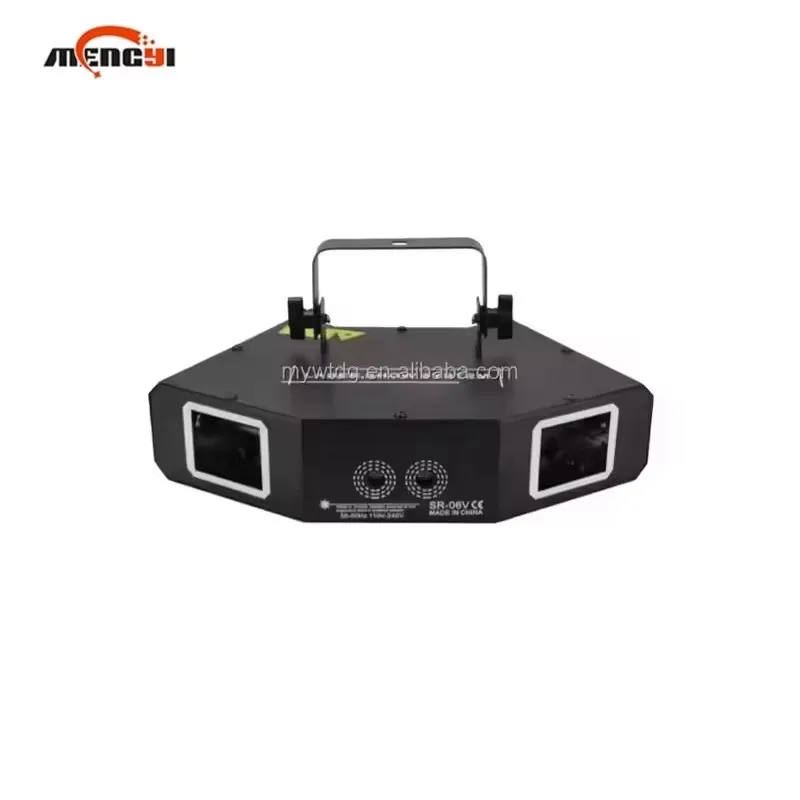 

Fan-shaped 4 Lens DMX Lazer RGB Beam Gobo Pattern Laser Light for Party Dj Disco Night Club