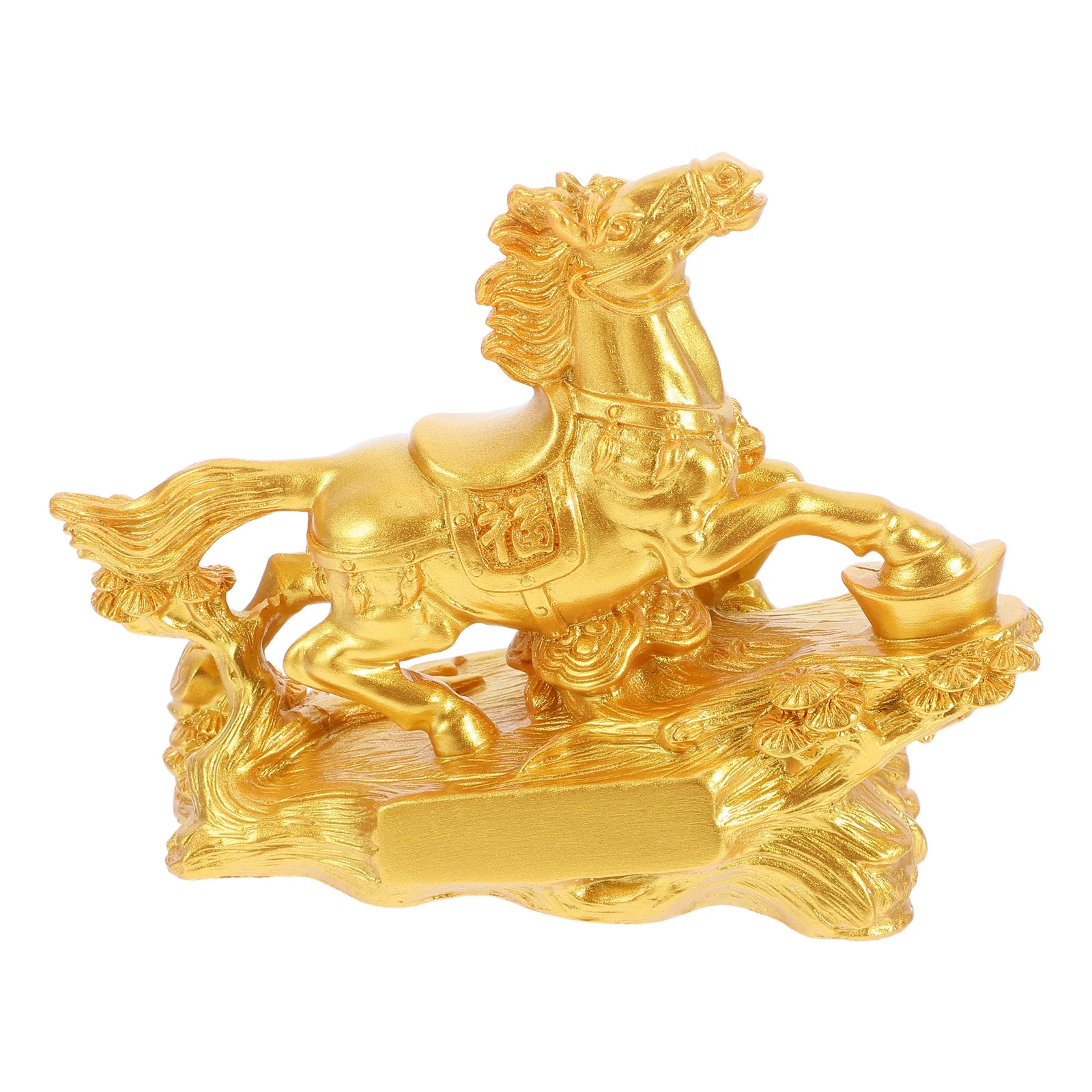 

Horse Statue Home Decor - Intricately Crafted Resin Sculpture for Office Desk Or Foyer - Small Yet Impactful Design for Business