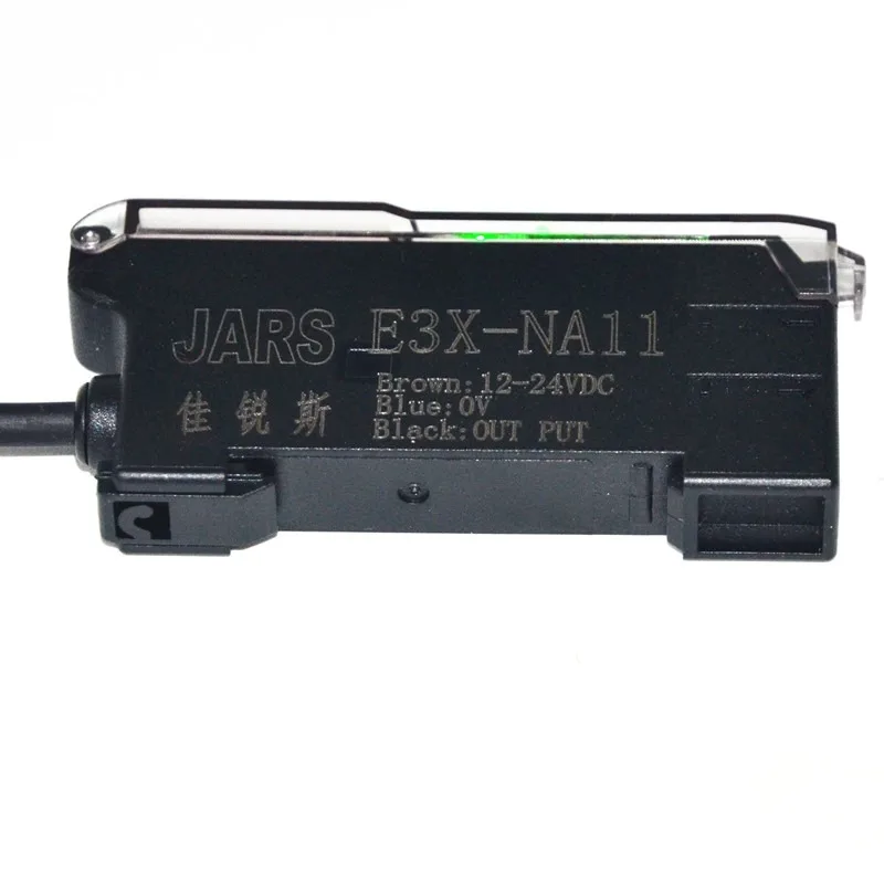 Original Jiaruisi Fiber Optic Amplifier Fiber Optic Sensor E3X-NA11 Diffuse Reflection Induction Optoelectronic Switch