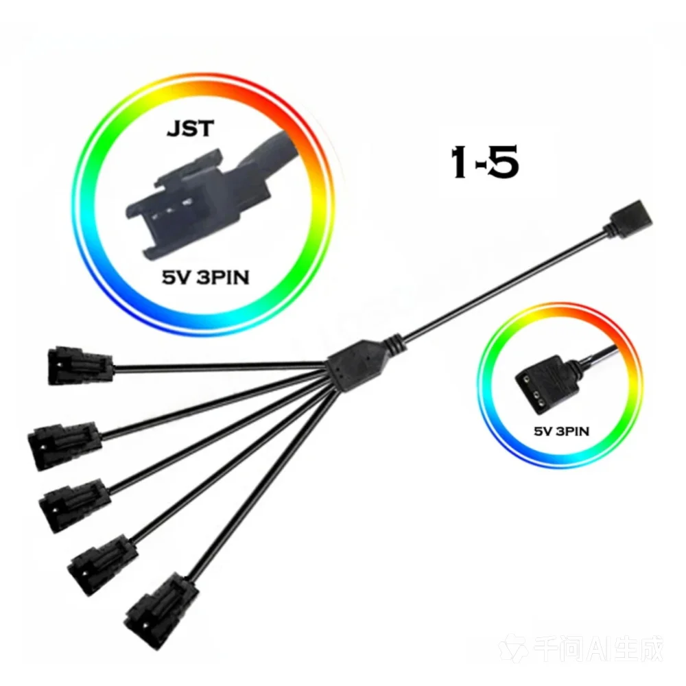 Phanteks M/B RGB SYNC Adapter  - огляд і ціна Male Female Header Pin