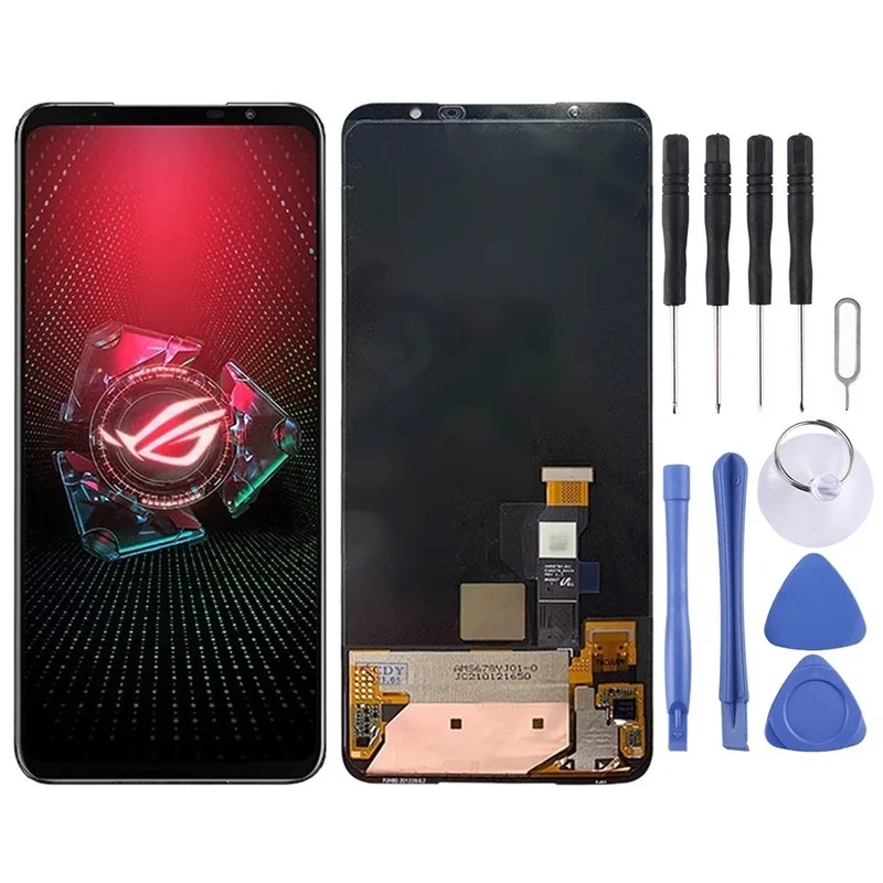 

Для телефона asus rog 5, zs673ks i005da, ЖК-экран для ZS673KS-1B048IN, запасные части asus_i005db