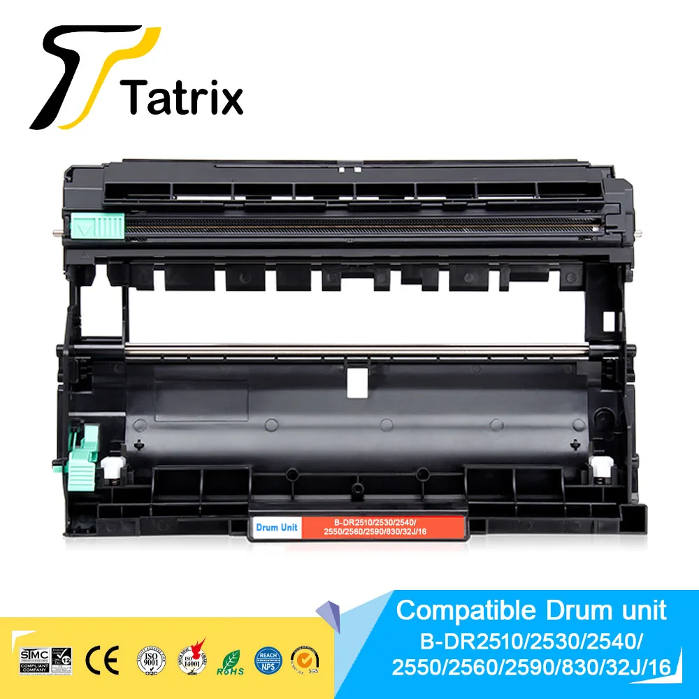 Tatrix DR2500/DR2510/2530/2540/2550/2560/2570/2590/830 Premium Compatible Drum Unit for Brother DCP-L2620DW/L2627DW Printer