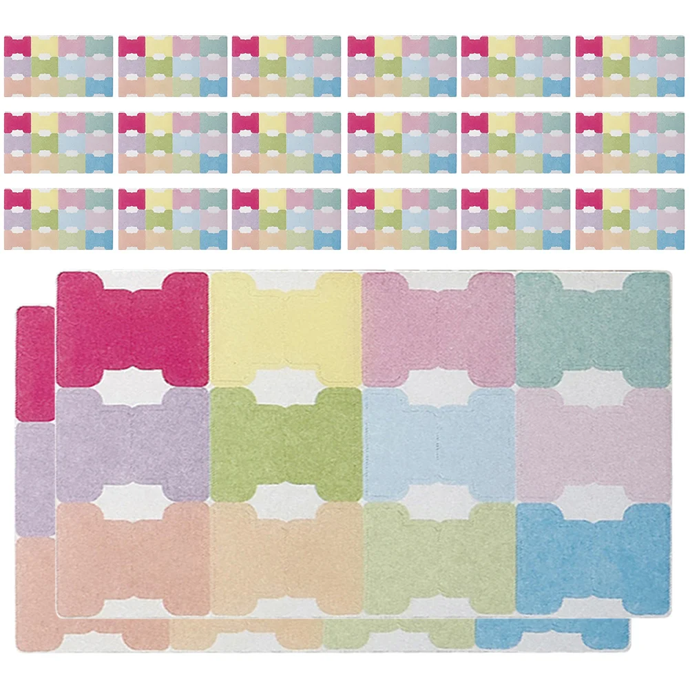 20 Sheets Binder Tabs Stick on Bookmark Sticky Index Label for Books Composite Material