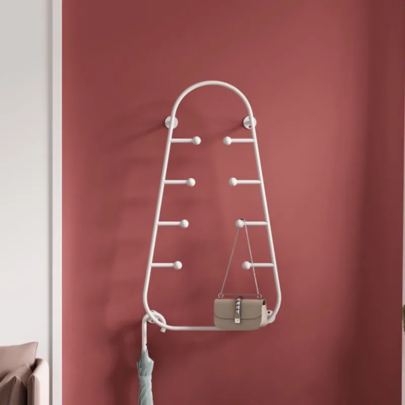 가정용 베란다 코트 랙, 거실 침실, 계약 성 공간 옷, 행어 북유럽 벽걸이 옷, 모자 스탠드