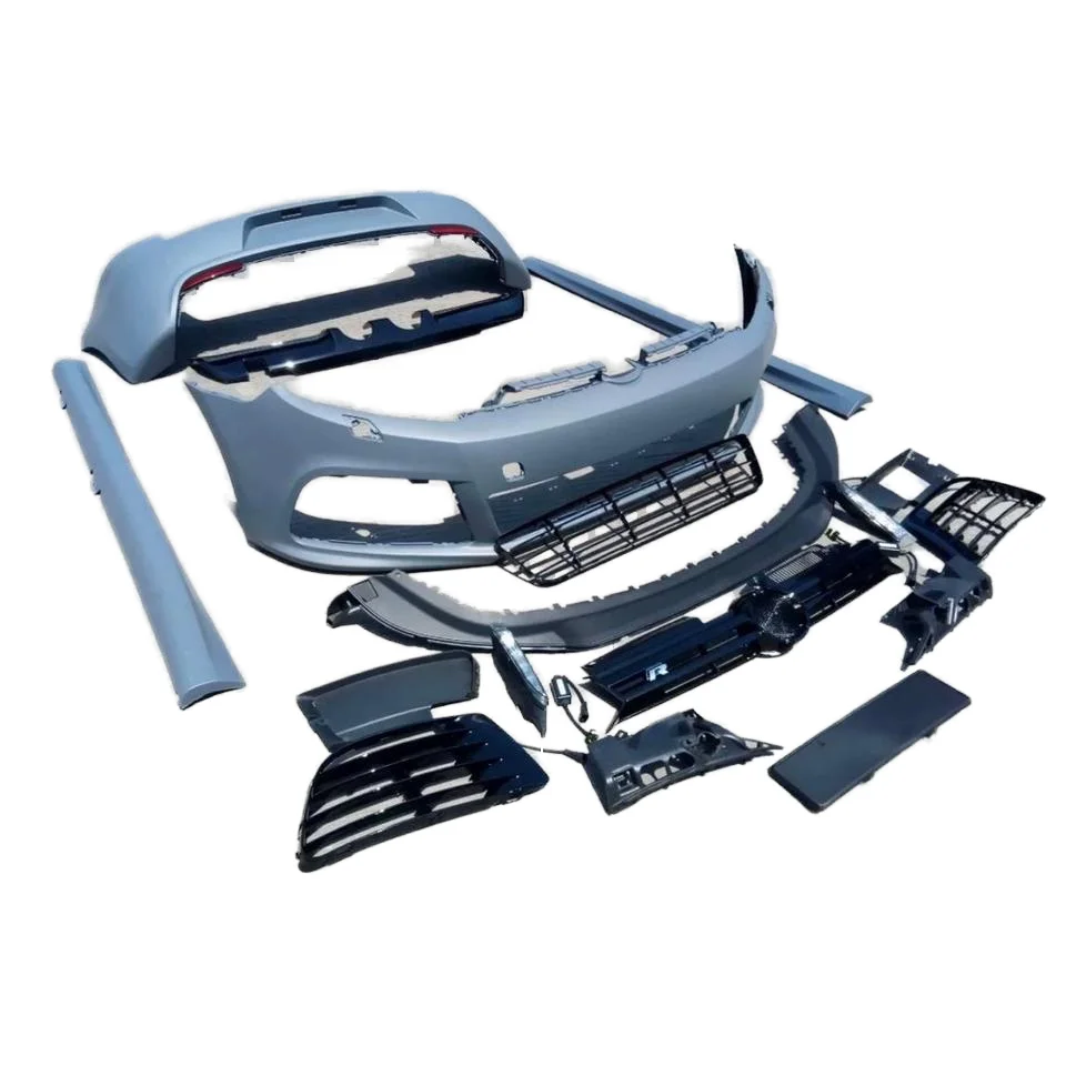 

Modified Upgraded Front Rear Bumper Kit Grille Diffuser Side Skirts Full Body Kit for Volkswagen VW Golf 6 MK6