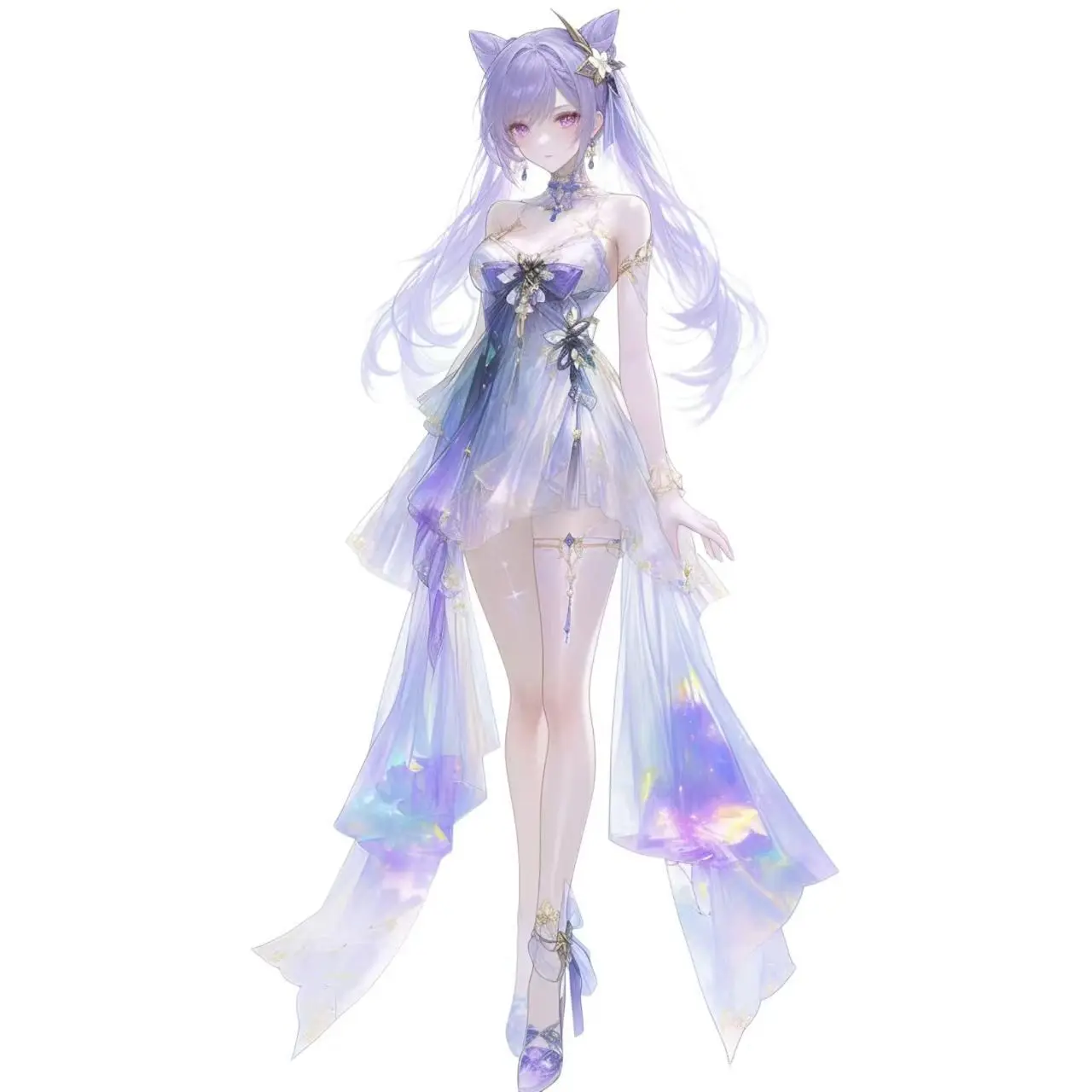 تمثال جينشين إمباكت كيكينج 520 لمستحضرات التجميل الطرفية اللطيفة مقاس 10 سم