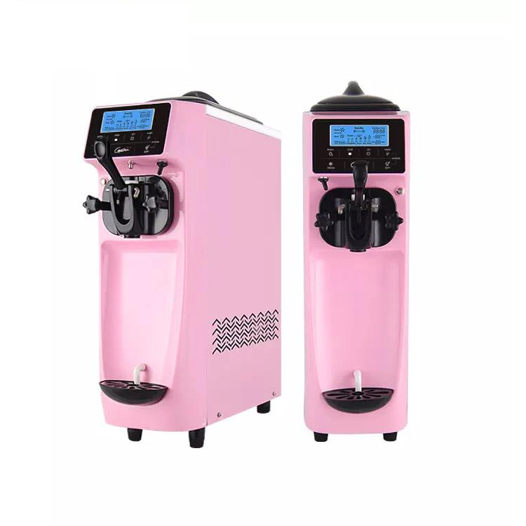 2022 Stainless Steel Big Capacity 6L 5 Inch Screen Small Body Ice Cream Machine Factory Price Ice Cream Machine for coffee shop