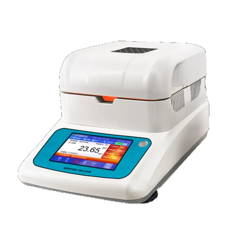 Rapid moisture analyzer for grain PP granules, plastic sludge powder, solid content detection, halogen moisture tester