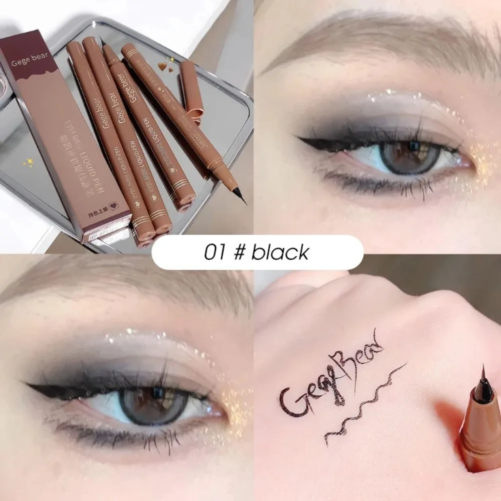 New Quick Drying Ultra Fine Eyeliner Waterproof Long Lasting Liquid Eye Liner Pencil Soft Hair Cosmetics Eyes Shadow Pen Women